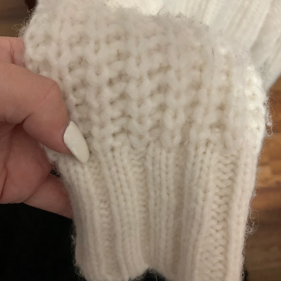 White mock neck sweater. - Picture 3 of 3